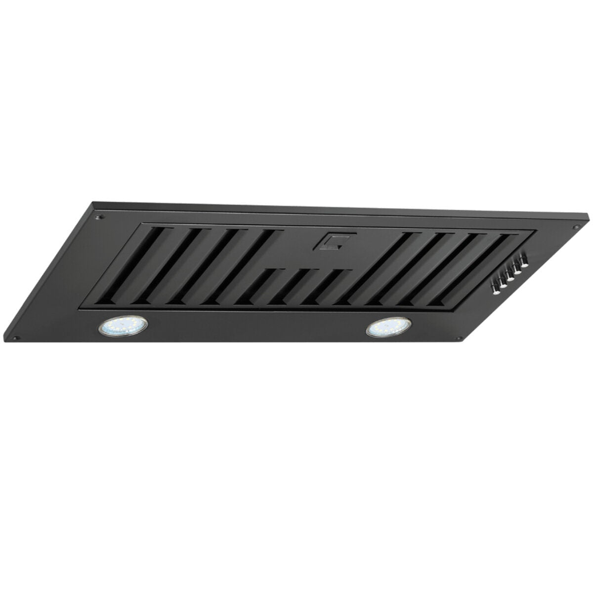 Schweigen 52cm Matte Black Undermount Rangehood - Push Button Controls, 1080m³/h - WINU-6B