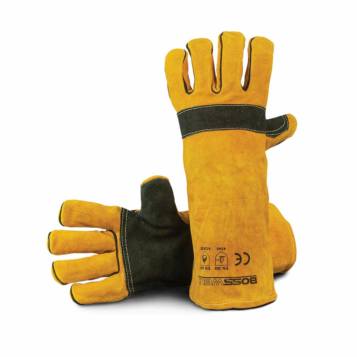 Bossweld Welding Gloves - 16 - Kevlar - Heavy Duty - SuperSaverAU - view 1