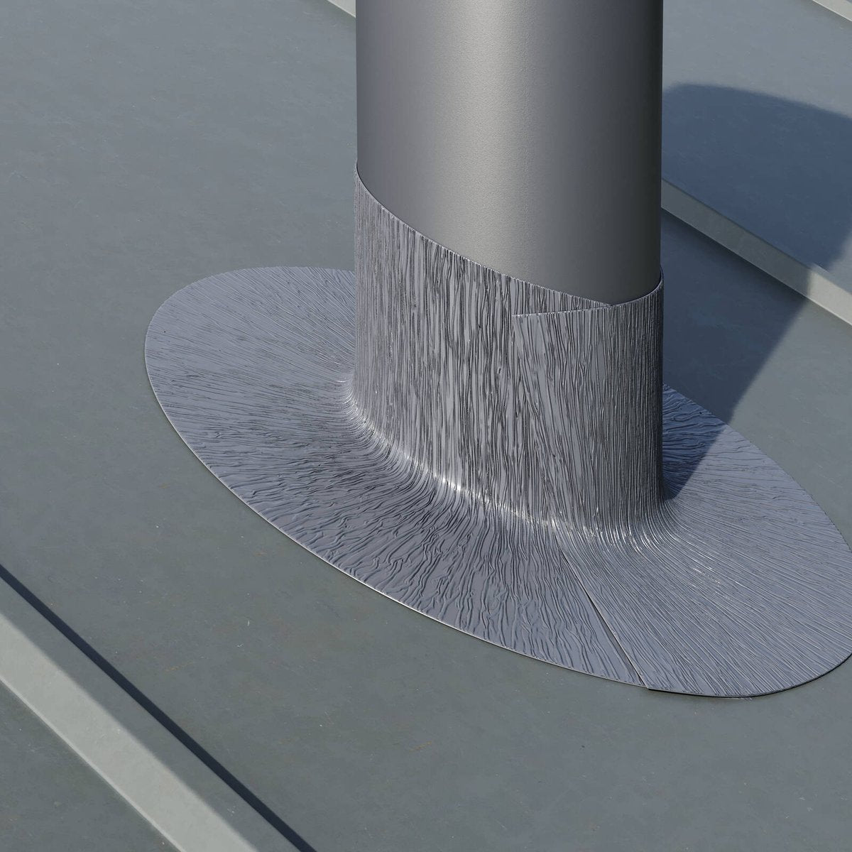 Smartform Lead Grey Flashing - 200mm x 5m - Self-Adhesive, Flexible - SuperSaverAU - view 4