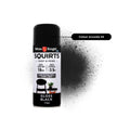 White Knight Squirts Black Gloss Spray Paint 310g - Solvent-Based Paint & Primer, Waterproof
