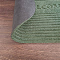 Maxfind Green Oval Scraper Doormat 40 x 60cm - Eco-Friendly Dirt Trapping - SuperSaverAU - view 5