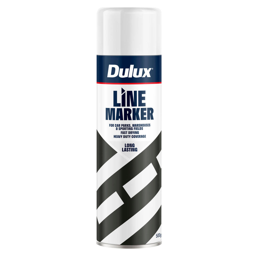 Dulux 500g White Line Marker Spray Paint