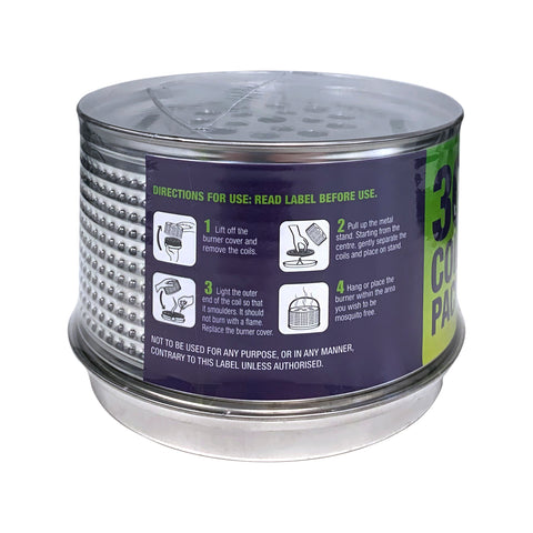 On-Gard Outdoor Mosquito Coils 30 Pack with Metal Burner