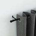 Windoware Curtain Bracket - 100mm - Black - 2 Pack - Metal - Durable - SuperSaverAU - view 3