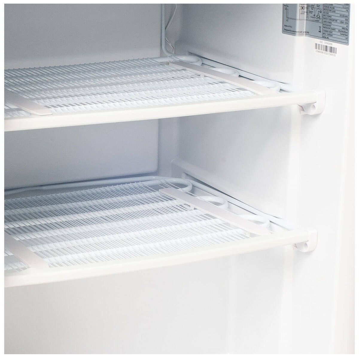 Bromic 115L underbench freezer - stainless steel, door lock, digital controller, 3 baskets - UBF0140SD-NR