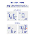 Permastik Medium Self-Adhesive Utility Hooks 6 Pack - White, Holds 1kg