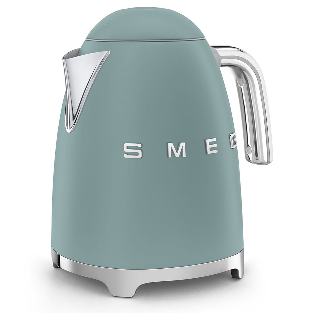 Smeg 50s Retro Style Kettle 1.7L - Emerald Green, 2400W, Soft Opening Lid, 360 Degree Base - KLF03EGMAU