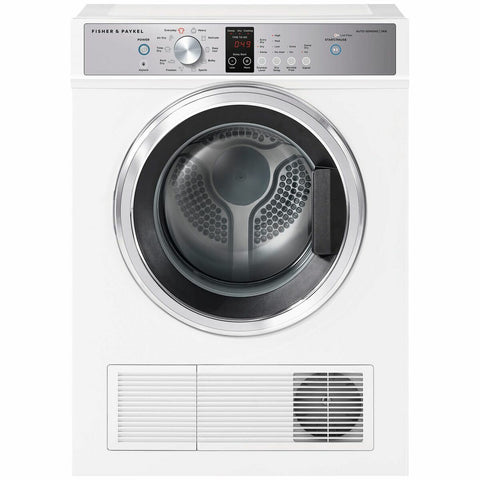 Fisher & Paykel 7kg Vented Dryer - Auto-Sensing, Shoe Drying Rack, 10 Programs, White - DE7060P2