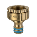 Holman Brass BSP Tap Adaptor 12mm x 20/25mm Grip N Lock No Leaks - SuperSaverAU - view 1