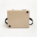 Outermark 25L Premium Moulded Cooler Ice Box - Beige, Stainless Latches