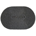 Maxfind Charcoal Oval Scraper Doormat 40x60cm - Eco-Friendly, Durable - SuperSaverAU - view 1