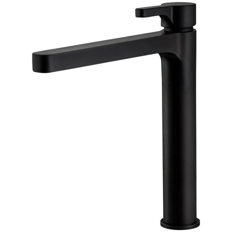Rogerseller mixer tap - matte black brass - 360 degree swivel outlet - 4.5L/min flow rate - 36060036211