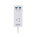 Jackson 1 Outlet Adaptor - USB 2A 2C PD20W - 0.9m - White - Surge Protection - SuperSaverAU - view 2