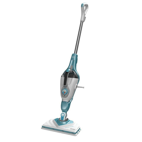 Black & Decker 1600W 2-in-1 Steam Mop with Delta Head - AutoSelect Floor Settings - Grey - BHSM1610DSM-XE