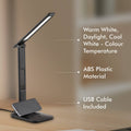 Verve Design Black Alyx Task Lamp - LED - 3.9W - Adjustable Height - USB Powered - SuperSaverAU - view 3