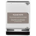 Husky 115L Integrated Bar Fridge - White, Tempered Glass Shelves, 3.5 Star Energy Rating - HUS115IN