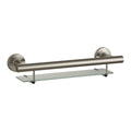 Evekare 488mm Brushed Nickel Bath Shelf with Grab Rail - Durable - Safety - SuperSaverAU - view 1