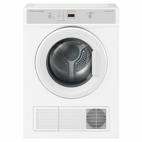 Fisher & Paykel 4.5kg Vented Dryer - Auto-Sensing, Reverse Tumble, Wall Mountable - White - DE4560M2