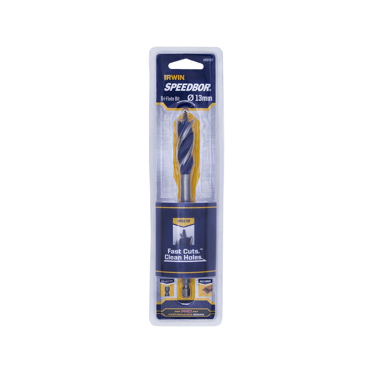 Irwin Speedbor Max Auger Bit - 13mm - Steel - Tri-Flute Design - SuperSaverAU - view 2