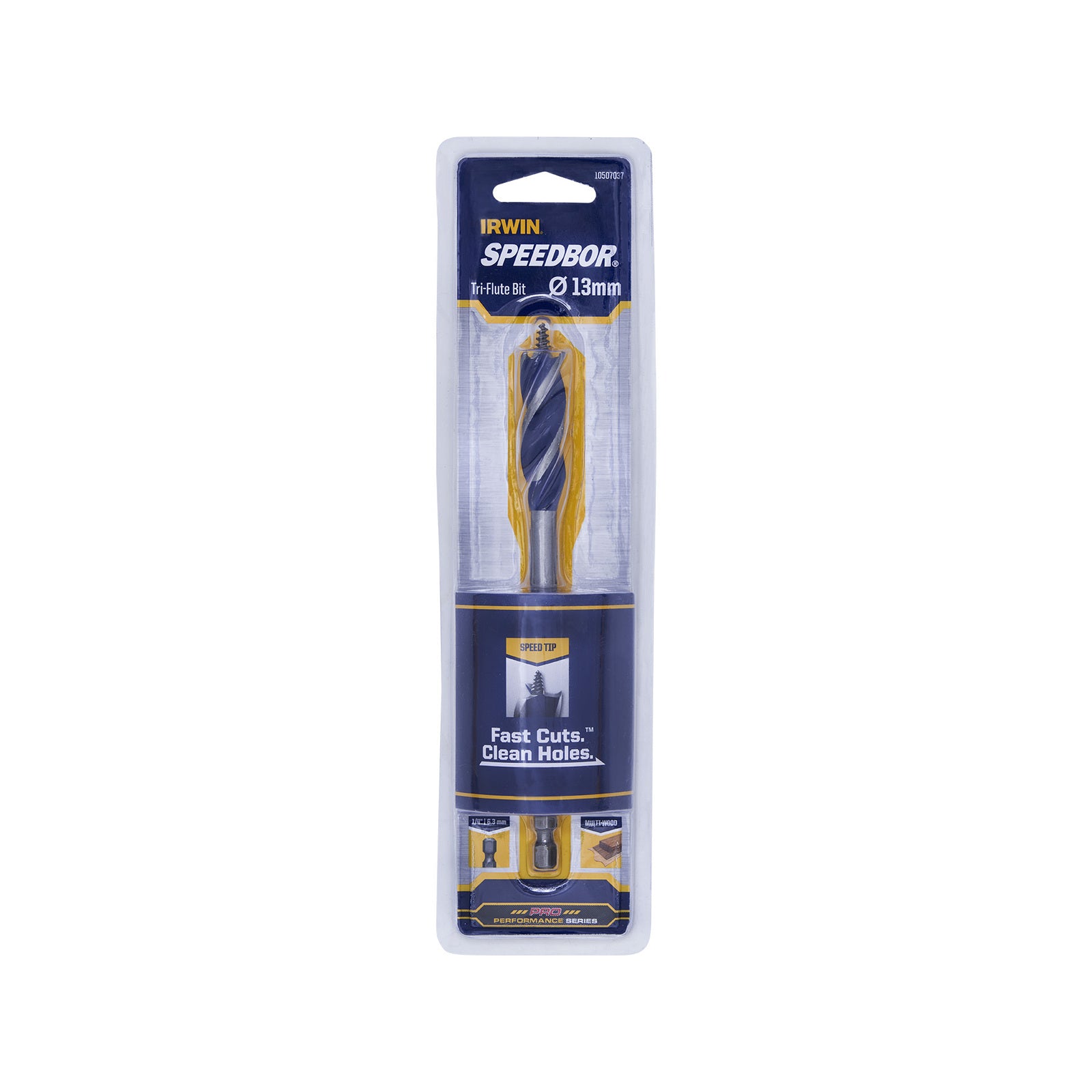 IRWIN 13mm Speedbor Max Auger Bit, Steel, 6mm Shank for Timber