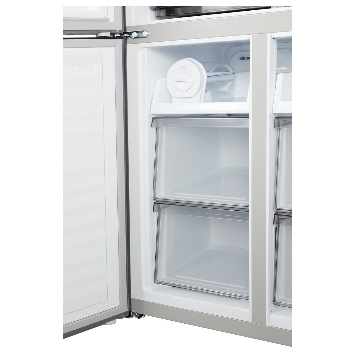 CHiQ 503L French Door Fridge - Silver, Inverter System, Frost Free, Multi Airflow - CCD500NS