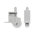 Rolltrak Adjustable Plastic Carriage - 54mm x 62mm - Acetal Roller - 15kg Load - SuperSaverAU - view 1
