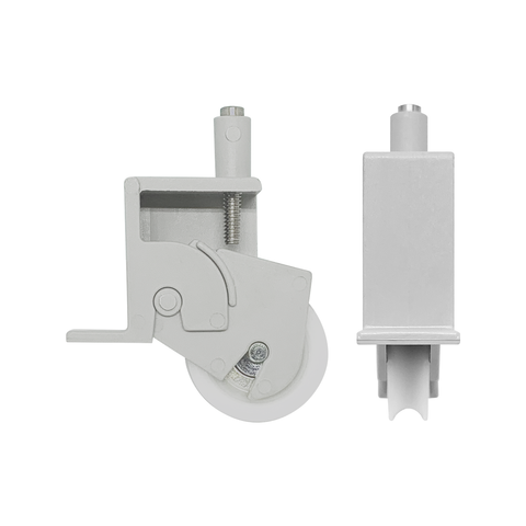 Rolltrak Adjustable Plastic Carriage - 54mm x 62mm - Acetal Roller - 15kg Load - SuperSaverAU - view 1