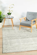 Rug Culture Mirage Large Rug 290x200cm - Silver 100% Polypropylene Pile, Jute Weft Backing - MIR351SIL290X200