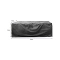 Cushion-to-Cover 3 Seater Furniture Cover with 61 x 35cm Oatmeal Outdoor Cushion