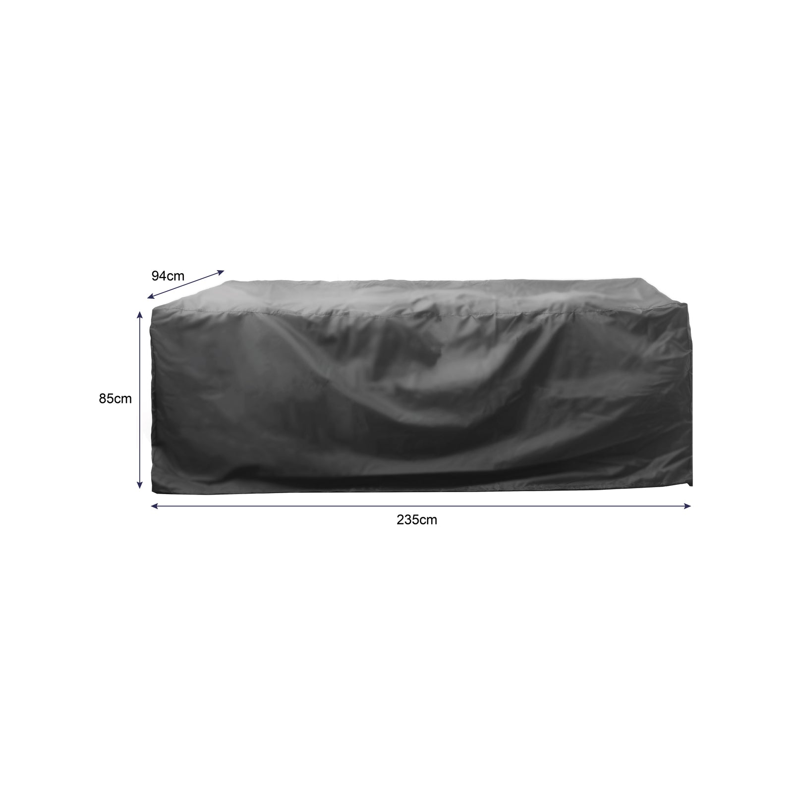 Cushion-to-Cover 3 Seater Furniture Cover with 61 x 35cm Oatmeal Outdoor Cushion