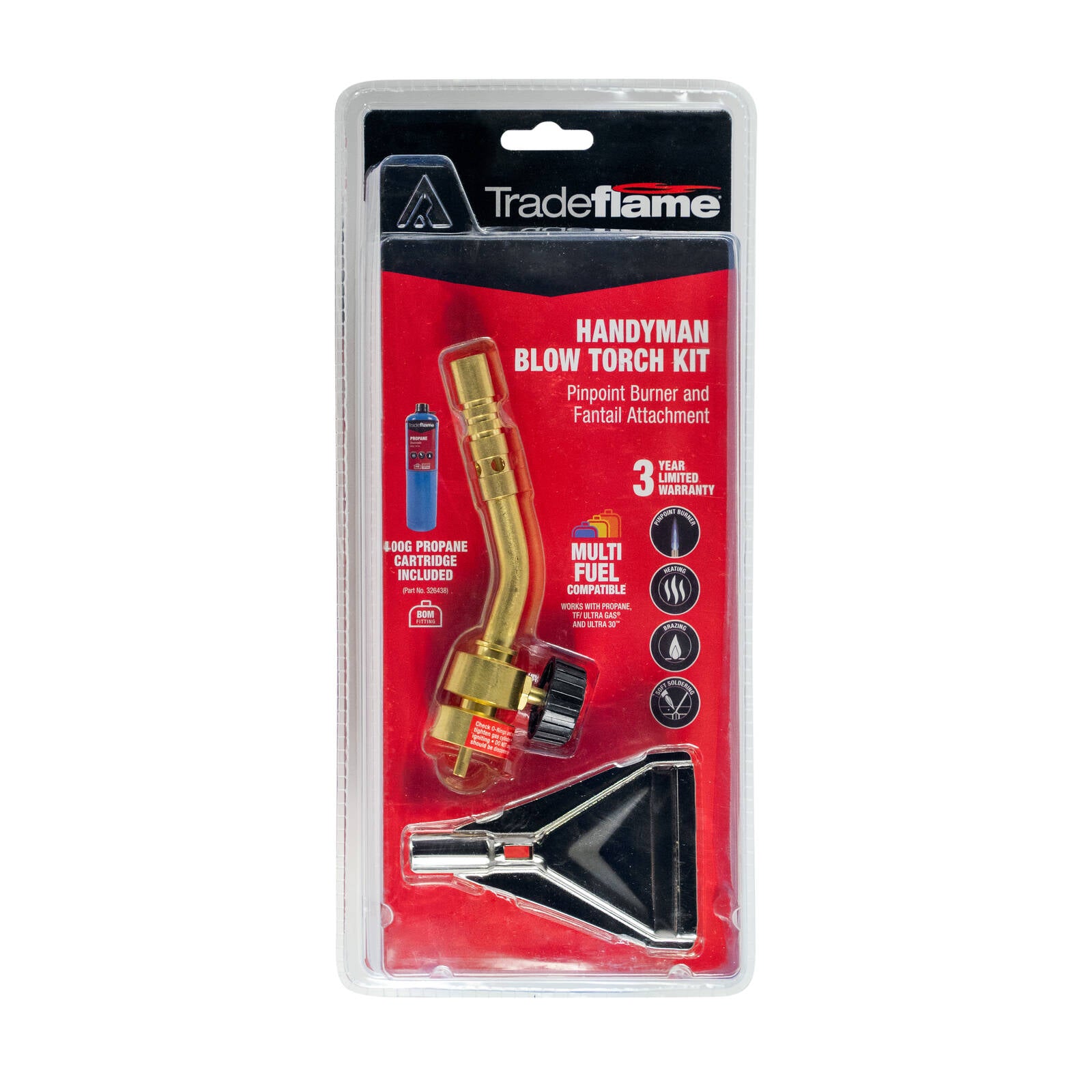 Tradeflame Handyman Blow Torch Kit with Gas