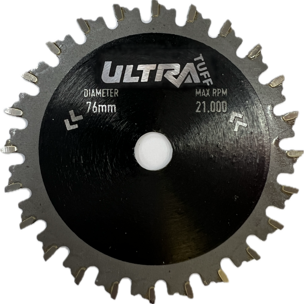 Ultra Tuff Timber Cutting Blade - 76mm - 24 Teeth - Fast Cutting Performance - SuperSaverAU - view 2