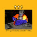 Bossweld Welders Starter Pack - 7 Piece - Safety Accessories - Beginner Use - SuperSaverAU - view 2