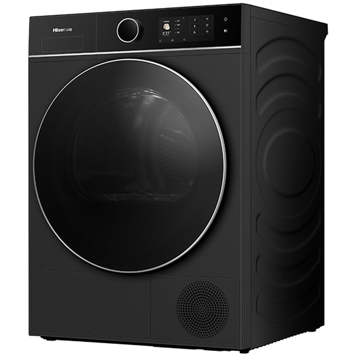 Hisense Series 8I 10kg Heat Pump Dryer - Charcoal Black, 10 Star Energy Rating, TFT Display - HDF8I10HB
