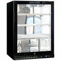 Schmick 140L Glass Door Under Bench Bar Fridge - Matte Black, 9 Star, Triple Glazed - SK156R-B
