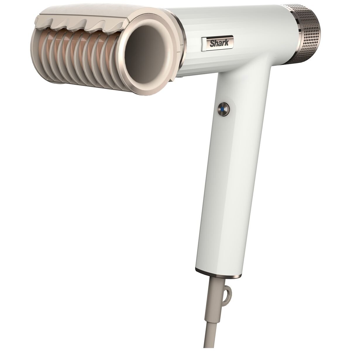 Shark SpeedStyle RapidGloss Finisher and High-Velocity Hair Dryer - White - IQ Styling - HD321ANZ