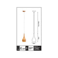 Home Design Grove Pendant Light - Metal - 200mm - Contemporary Style - SuperSaverAU - view 3