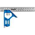 Empire 150mm True Blue Combination Square, Stainless Steel Blade with Vial