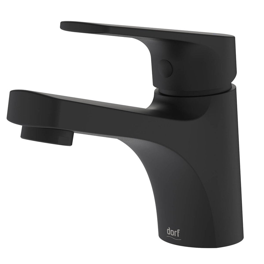Dorf Black Matte Basin Mixer - Lead Free - 35mm Cartridge - WELS 6-Star - SuperSaverAU - view 1