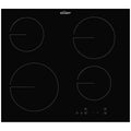 Chef 60cm 4 Burner Ceramic Cooktop - Black Glass, Touch Controls, Pause Function, 9 Power Levels - CHC644BC