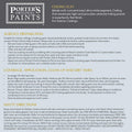 Porter S Flat Ceiling Paint - 4L - 199mm x 191mm x 178mm - White - Excellent Coverage - SuperSaverAU - view 3
