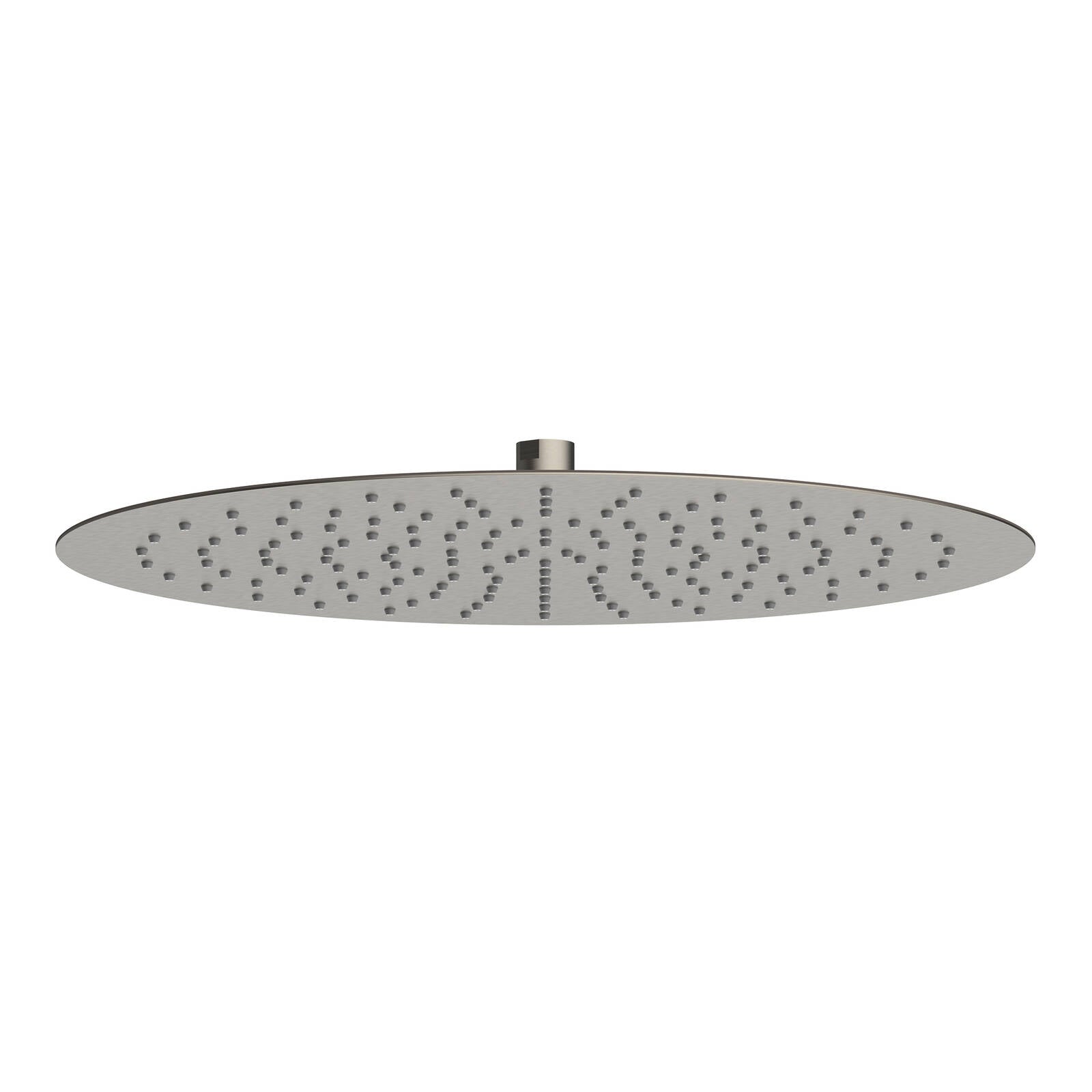 Mondella Resonance 400mm Brushed Nickel Rain Shower Head, 9L/min 3 Star WELS Grade 304 Stainless Steel