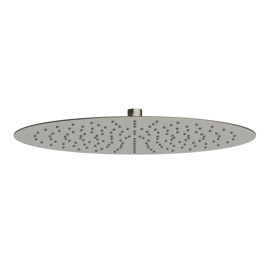 Mondella Resonance 400mm Brushed Nickel Rain Shower Head, 9L/min 3 Star WELS Grade 304 Stainless Steel