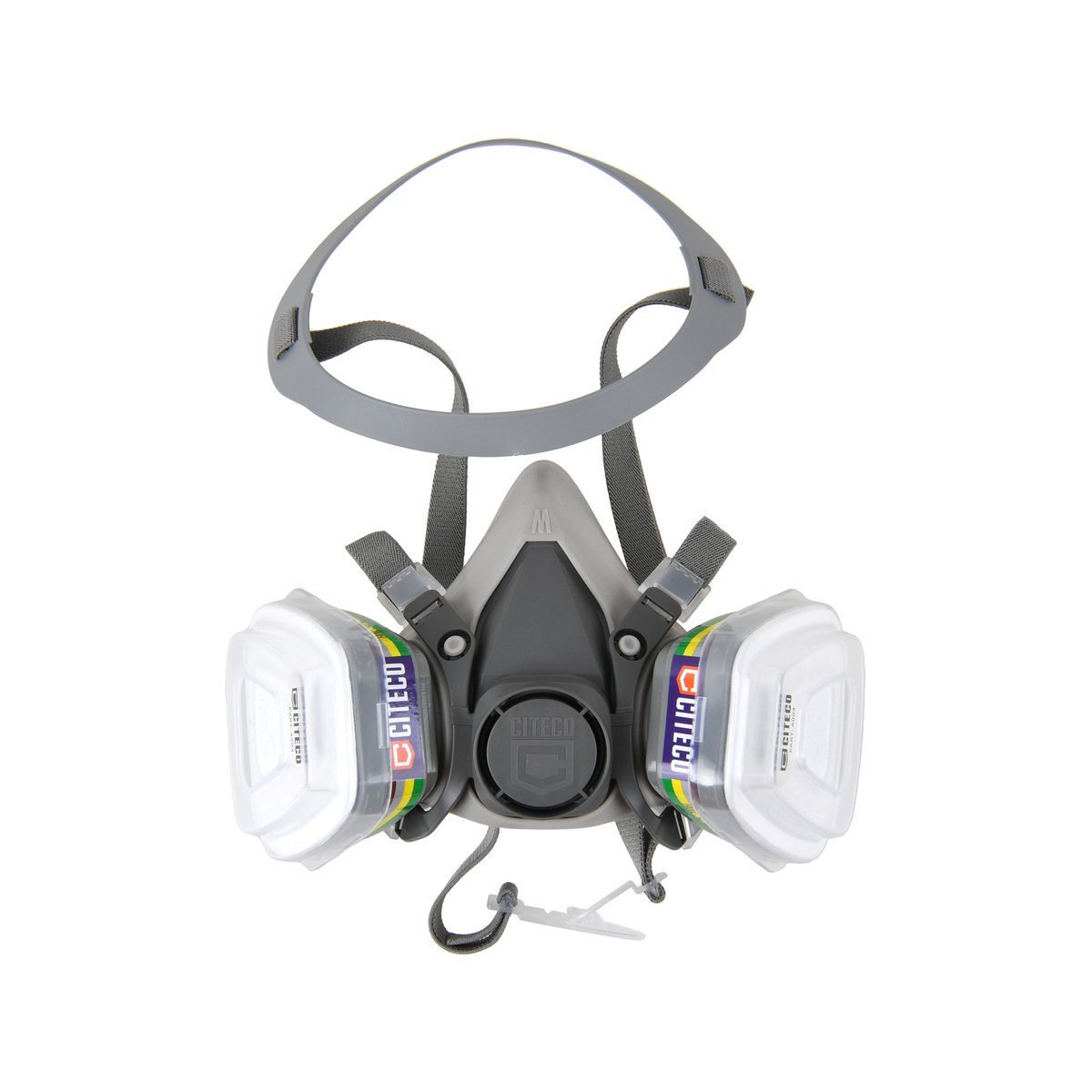 Citeco Half Face Respirator Kit ABEK1P2 - 160mm x 100mm x 180mm - P2 Protection - SuperSaverAU - view 2