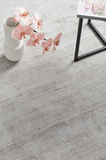 Rug Culture Bliss Medium Silver Viscose Rug 225x155cm - Hand Loomed - BLSSILV225X155
