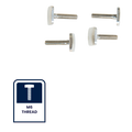 GRUNT Universal Roof Rack T-Slot Bolts 4 Pack, M6 Thread