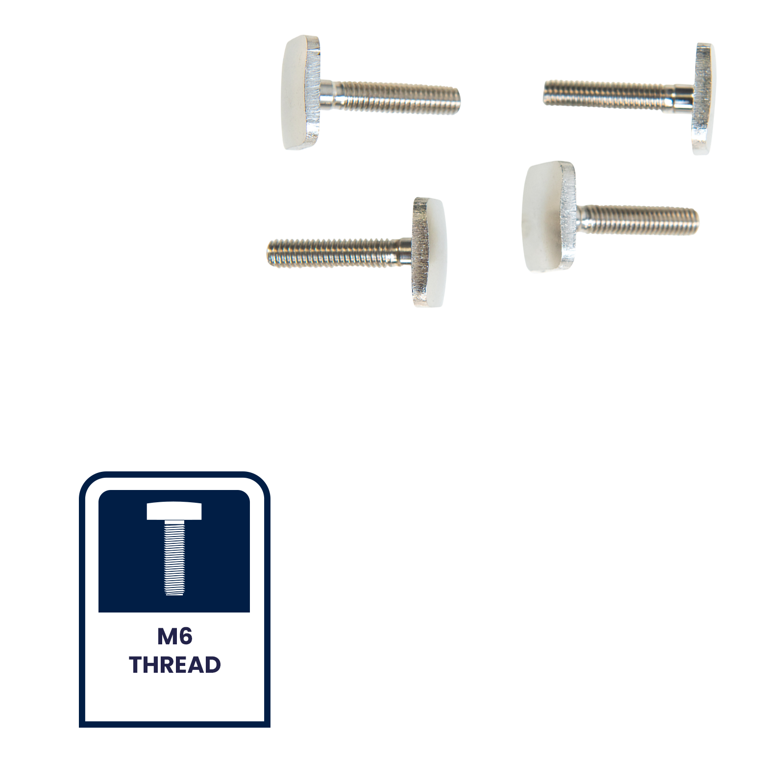 GRUNT Universal Roof Rack T-Slot Bolts 4 Pack, M6 Thread