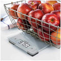 Leifheit Aqua Proof Kitchen Scale - Waterproof Housing and 10kg Maximum Weight - Silver - S66225