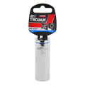 Trojan 21mm Deep Socket 1/2" Drive - Chrome Vanadium - 12-Point Design - SuperSaverAU - view 2