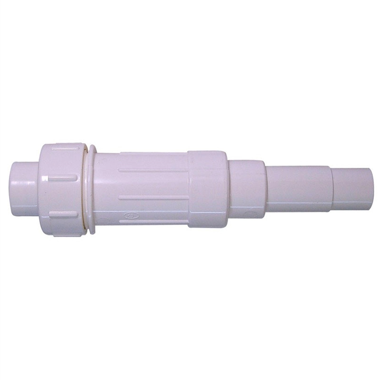 Holman 40mm White PVC Telescopic Repair Coupling